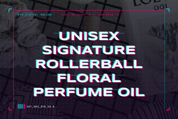 unisex signature rollerball floral perfume oil
